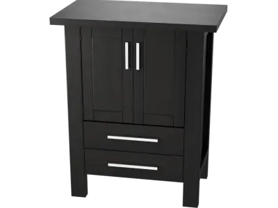  Bathroom Cabinet Model, Black 