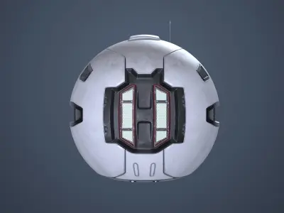 Surveillance Drone Mk1 Used Look Free 3D model