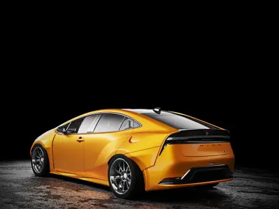 2024 Toyota Prius GOMSTYLING Bodykit 3D model