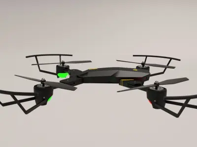 VISUO XS809HW Mini RC Drone Quadrocopter 3D model