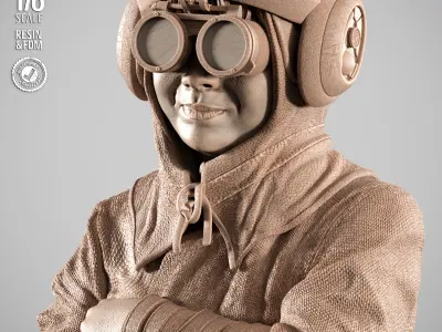 STAR WARS Anakin Kid Sculpture 3D print model