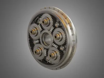 PW GTF Engine Gearbox 3D model
