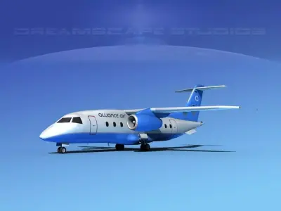 Dornier 328Jet Alliance Air 3D model