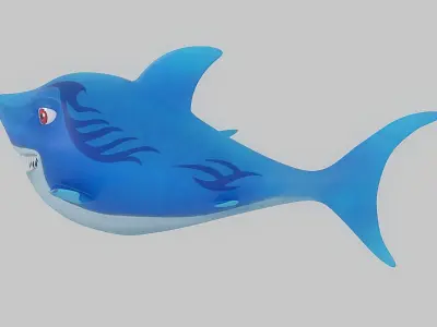 Cartoon Fish 15 Low-poly 3D model