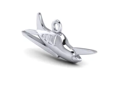 Airplane pendant 3D model