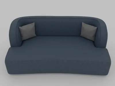 Sofa and pillow Free 3D print model