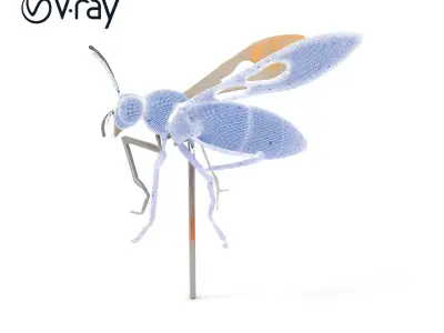 Realistic Insect Model Pack for D Animation and Rendering Low-poly 3D model