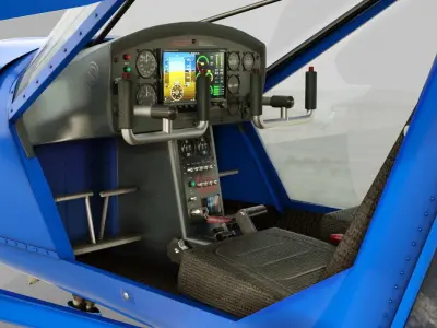 A22LS Aeroprakt Low-poly 3D model