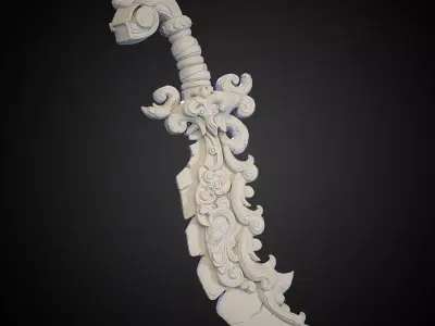Stylized Sword 21 3D model