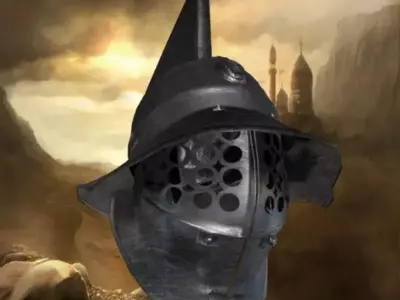 gladiator helmet Free low-poly 3D model