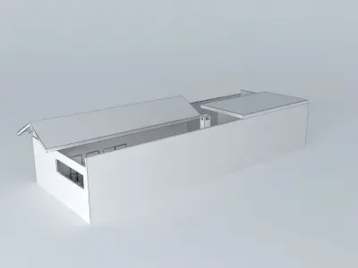 niviaorkut house with roof Free 3D model