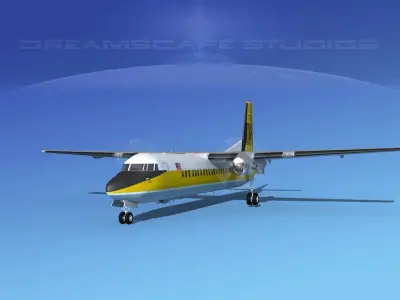 Fokker F-60 MSA 3D model
