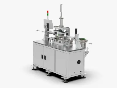 Automatic Shaft Loading and Unloading Press Machine 3D model