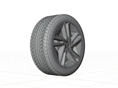 Audi RS Etron GT 1 Wheel 3D model