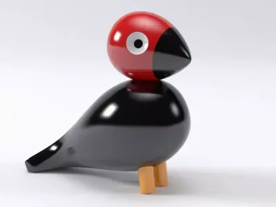 Songbird toy bird 3D model