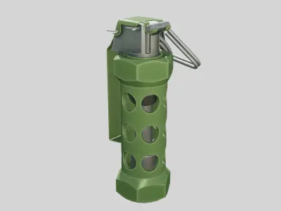 A grenade Low-poly 3D model