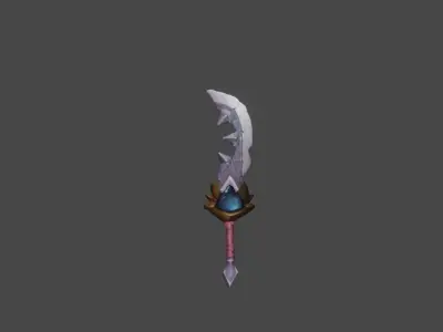 Zeloeman Sword A 46 Low-poly 3D model