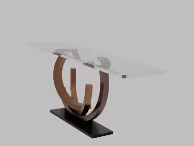 Glass Table Free 3D model get