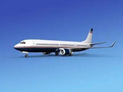 Boeing 737-900ER Corporate 4 3D model
