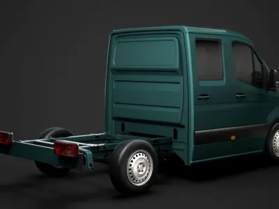 Freightliner Sprinter Chassis Crew Cab L1 FWD 2020 3D model