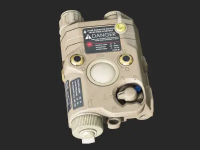 L3Harris AN PEQ 15 Low-poly 3D model