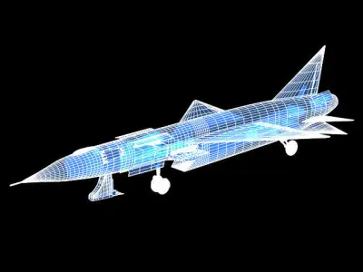 Republic XF-103 3D model
