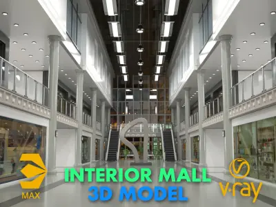 interior mall 3D model