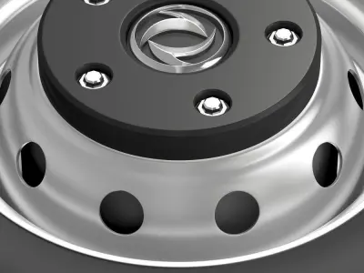 DongFeng Captain wheel 3D model