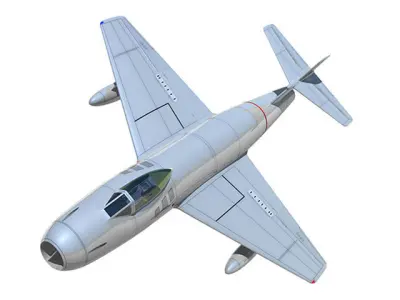 Gloster CXP-1001 3D model