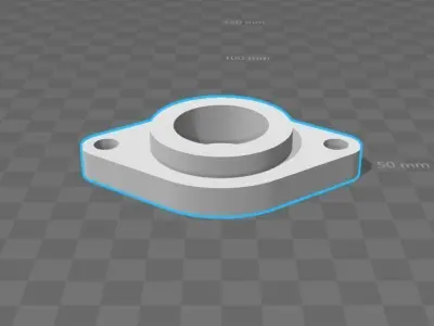 bearings holder D30 B14 d8 3D print model