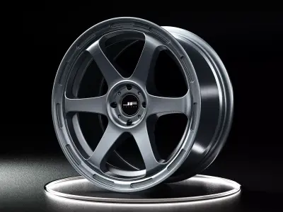 Volk Rays TE37 Rally Spec 3D model