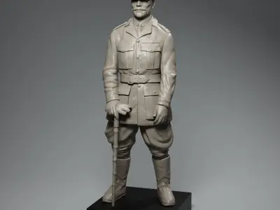 Field marshal british 3D print model