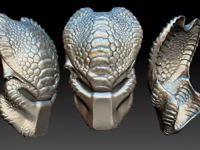 croc hunter predator 3D print model