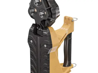 Vulcan 180 Flashlight Low-poly 3D model