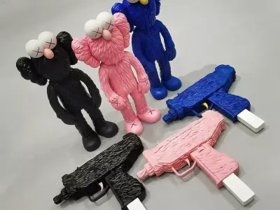 Kaws BFF and Uzi BFF for Print 3D print model