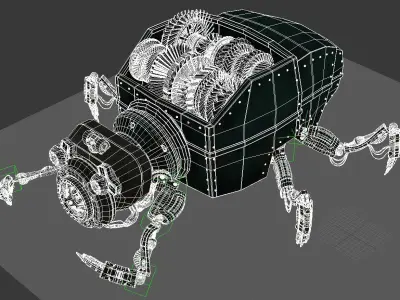 Garbage Monster 3D model