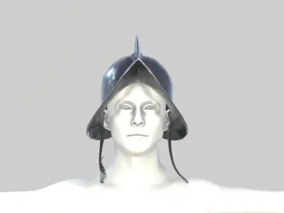 Conquistador Morion Helmet02 Low-poly 3D model