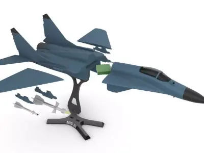 MiG-29 3D print model