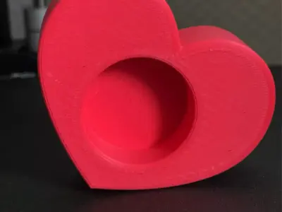 Heart Candle Holder - Romantic Tealight Holder Free 3D print model