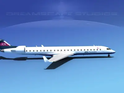 Bombardier CRJ900 Ibex 3D model