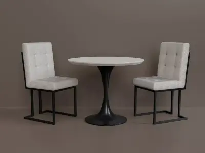 Modern living room set 9 3D model
