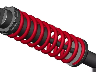 Rear shock absorbers all models 110 100 3D model