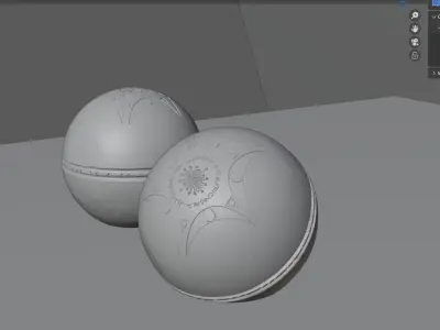 Buga Sphere represented Accurately 3D model