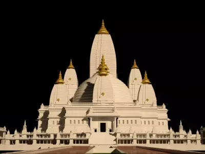 Temple Hindu Indian 3D model