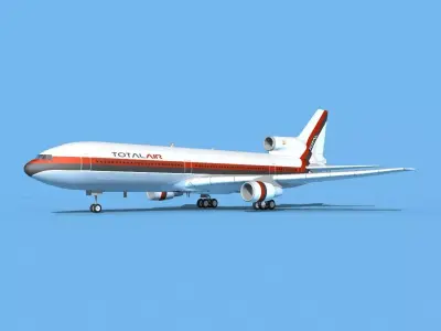 Lockheed L1011 Total Air 3D model