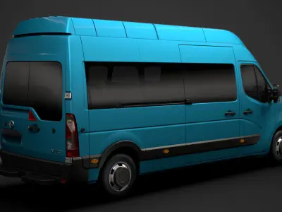 Nissan NV 400 L3H3 Minibus 2020 3D model