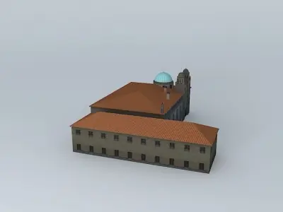 Ancient and great Church 3D model