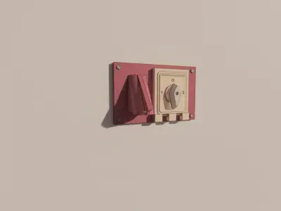 Industrial Socket 3D model