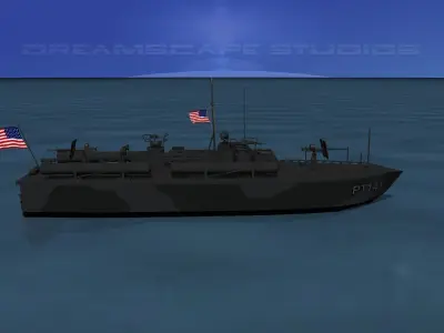 Elco PT Boat PT141 3D model