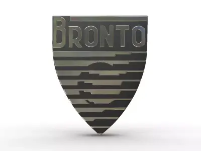 bronto logo 3D model